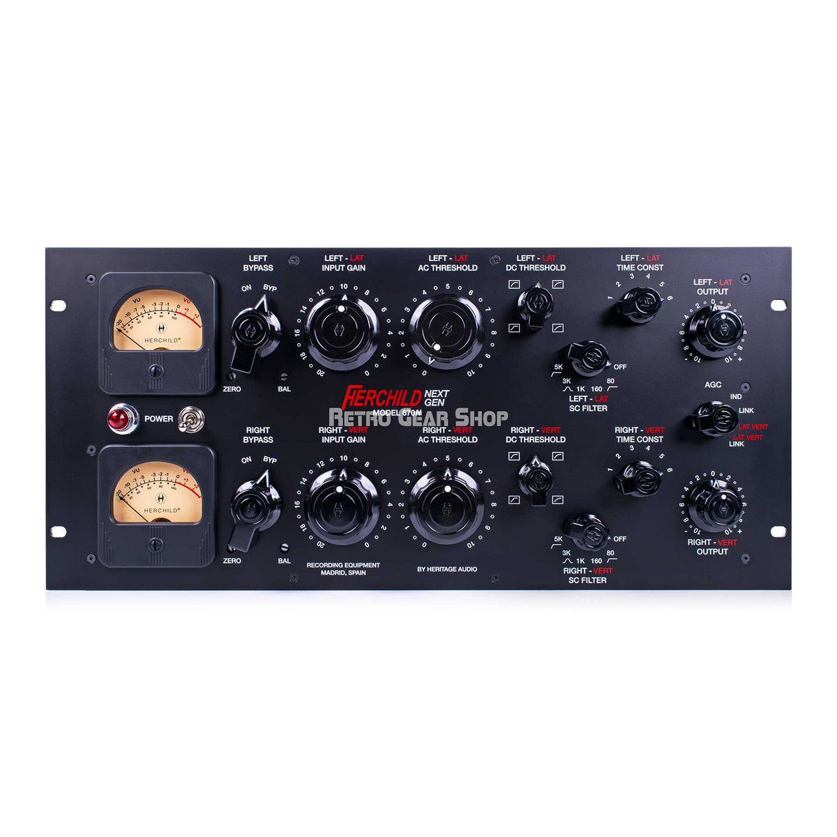 Heritage Audio HERCHILD Next Gen Model 670N Compressor Mint Open
