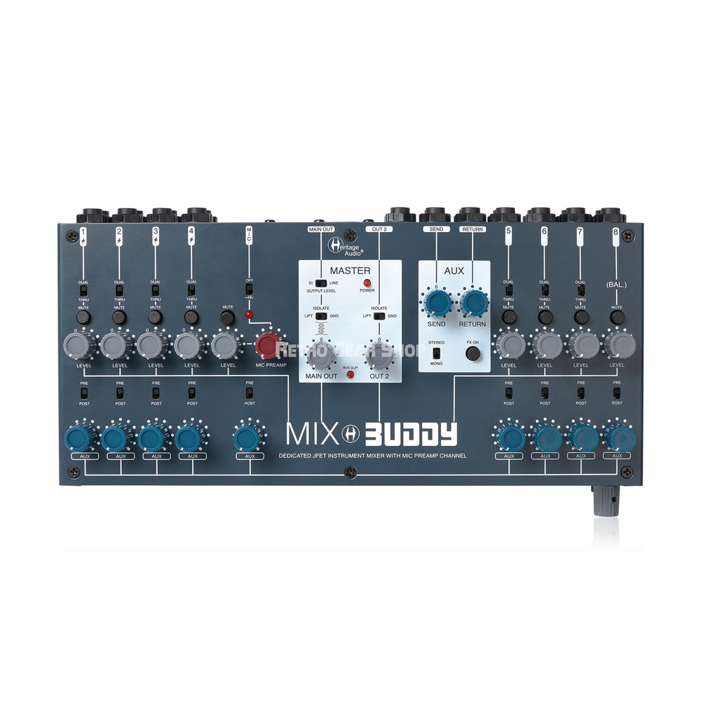 Heritage Audio Mix Buddy JFET Instrument Mixer / Compact Preamp