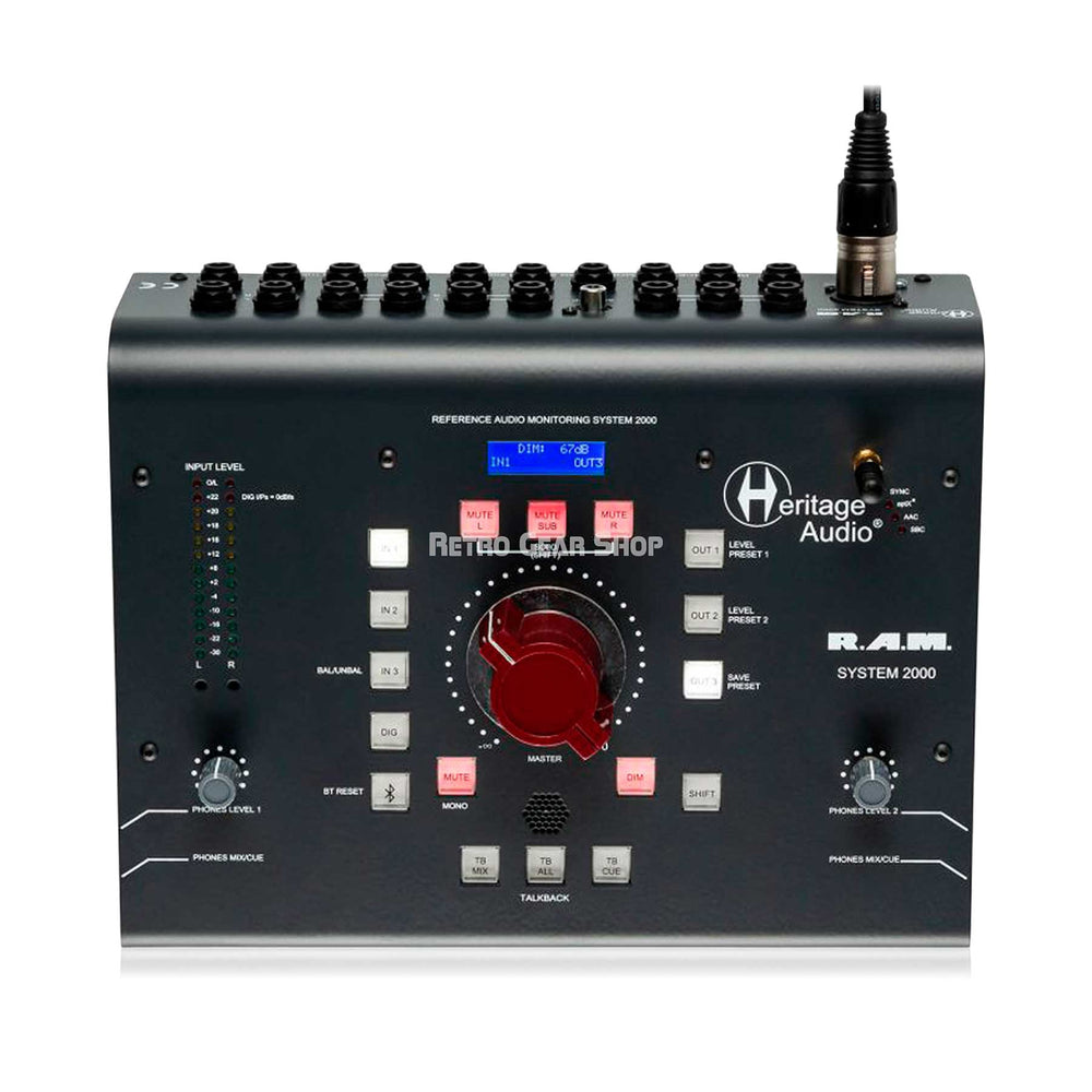 Heritage Audio RAM SYSTEM 2000 Desktop Monitoring System with Bluetooth