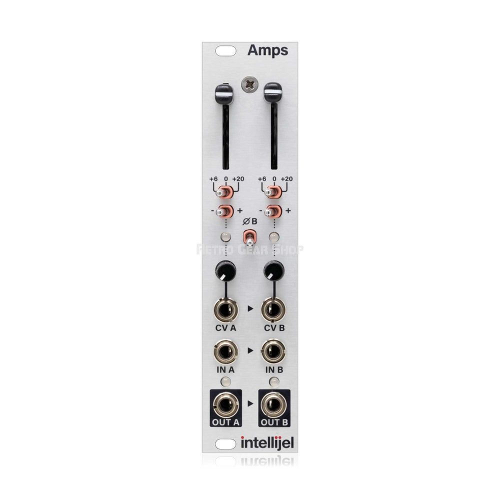 Intellijel Amps 3U Dual, Multi-Function and Chainable VCA