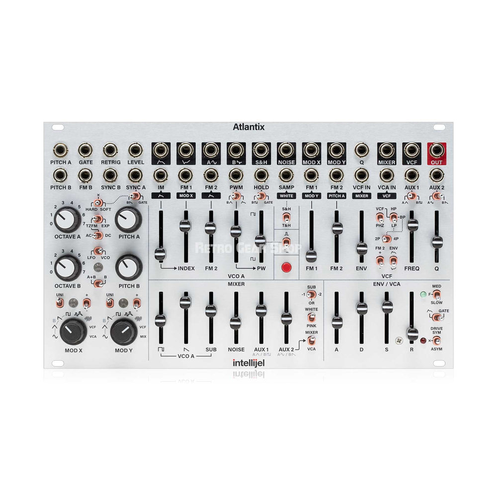 Intellijel Atlantix 3U Dual Oscillator Subtractive Analog Synth Voice