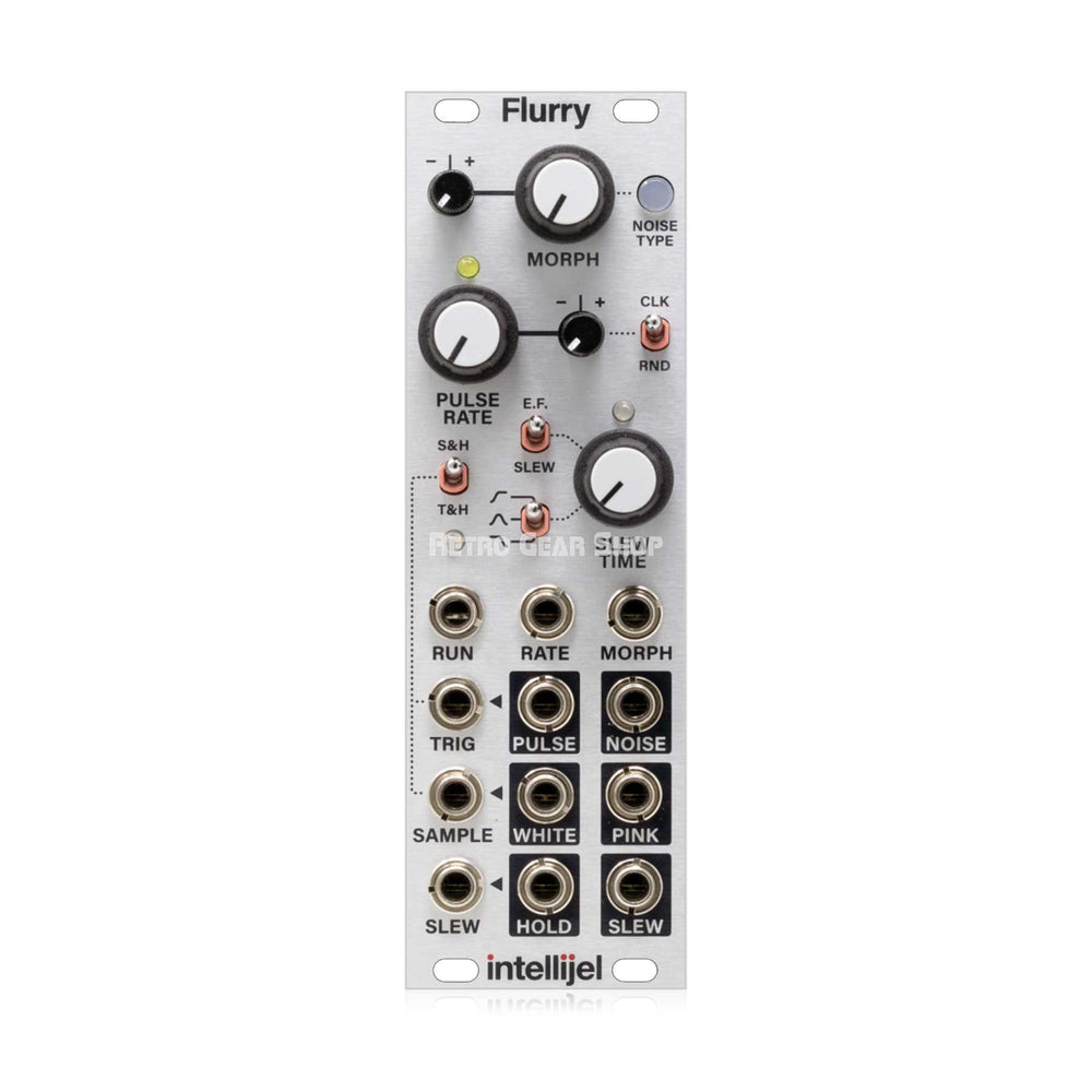 Intellijel Flurry 3U Noise, Clock/Random Pulse, S&H/T&H, and Slew/Envelope Follower
