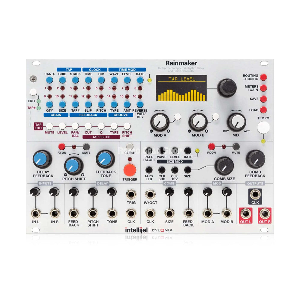 Intellijel Rainmaker 16-Tap Stereo Spectral Rhythm Delay and Comb Resonator