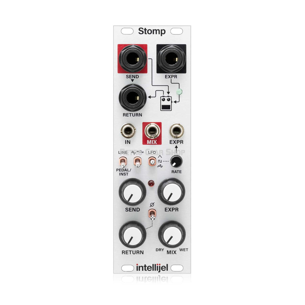 Intellijel Stomp Effects Pedal Send/Return with Expression Control & LFO