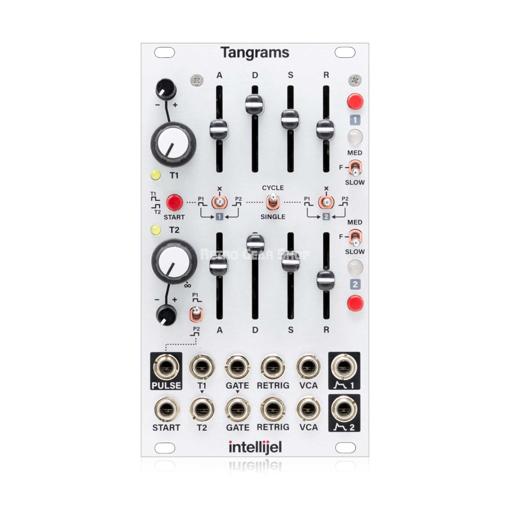 Intellijel Tangrams Dual ADSR/VCA with Cycling Gate Pulsers