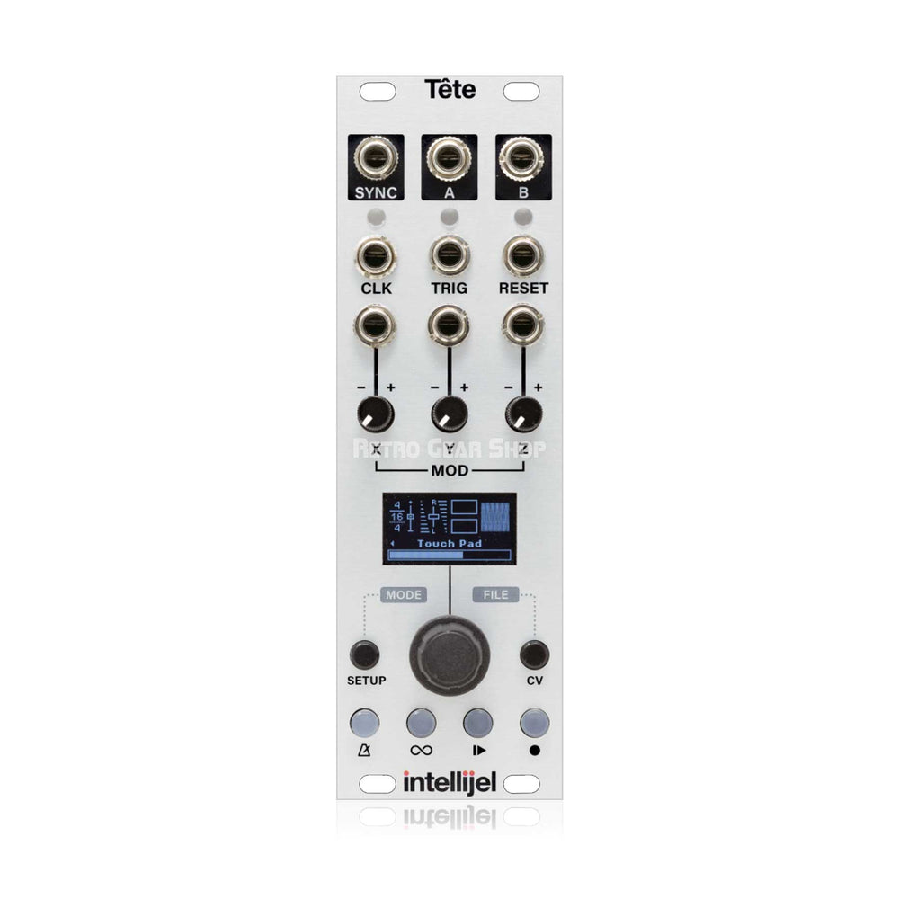 Intellijel Tête Looping/Sequencing, CV control, and Presets to the Tetrapad