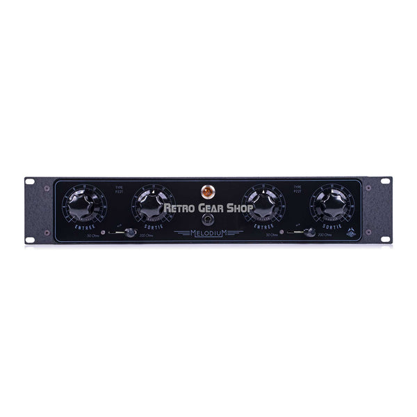 Kerwax Melodium P22T Rack 2-channel Tube Mic Preamp in 2U Rack