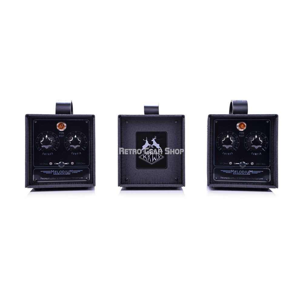 Kerwax Melodium P22T Portable Tube Mic Preamp Stereo Set
