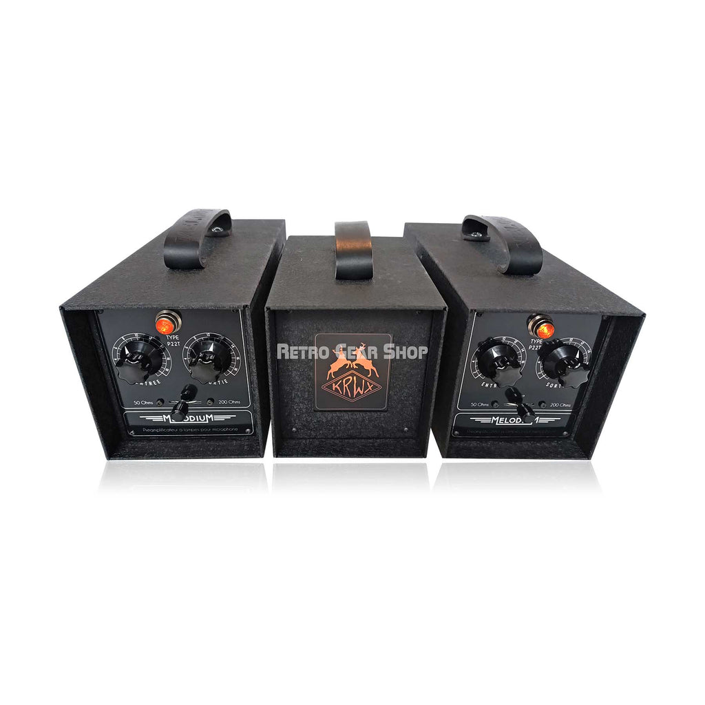Kerwax Melodium P22T Portable Tube Mic Preamp Stereo Set
