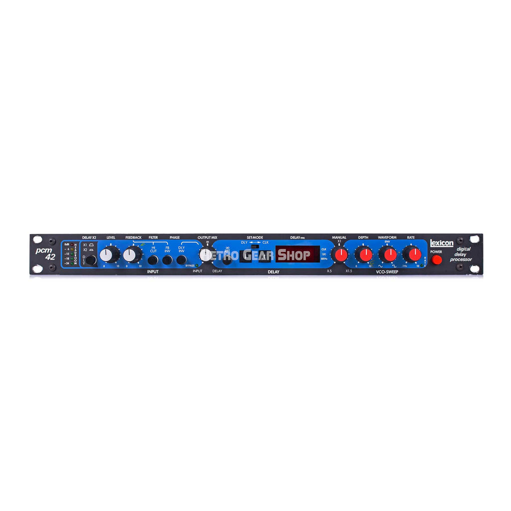 Lexicon PCM 42 Digital Delay Processor Vintage Rack Effect