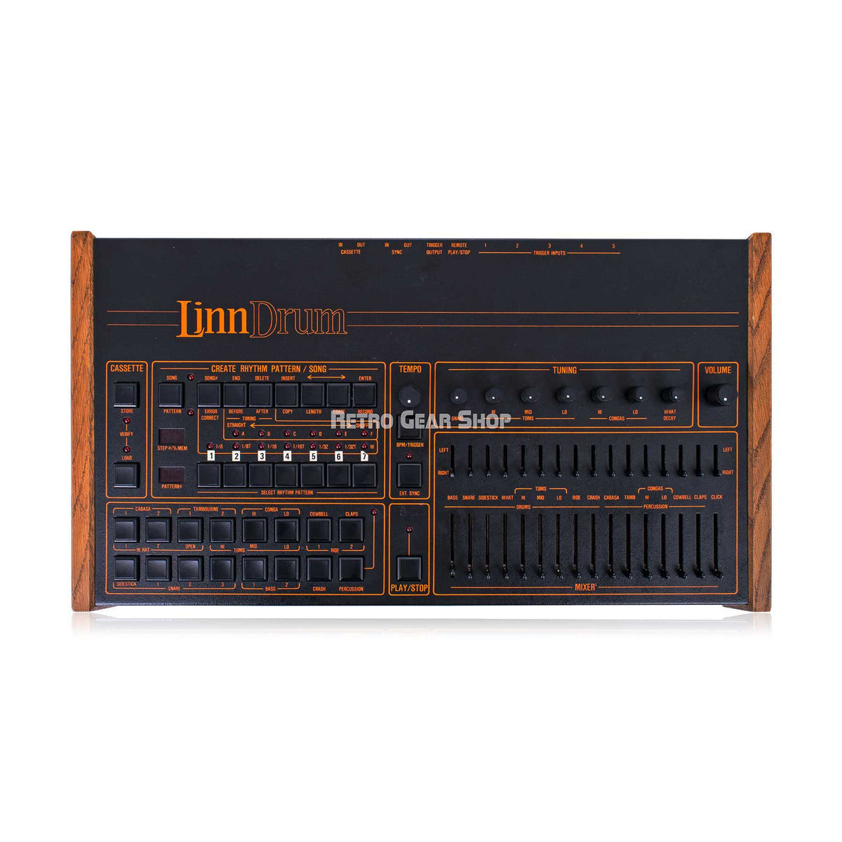 Linn Electronics LinnDrum LM2 Vintage Drum Machine + Forat MIDI