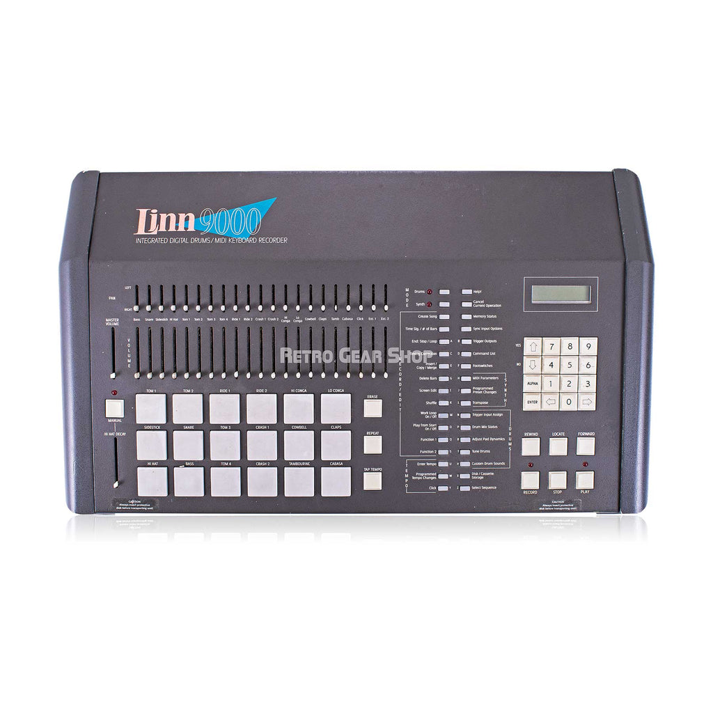 Linndrum 9000 Integrated Digital Drums Midi Keyboard Recorder Vintage Rare