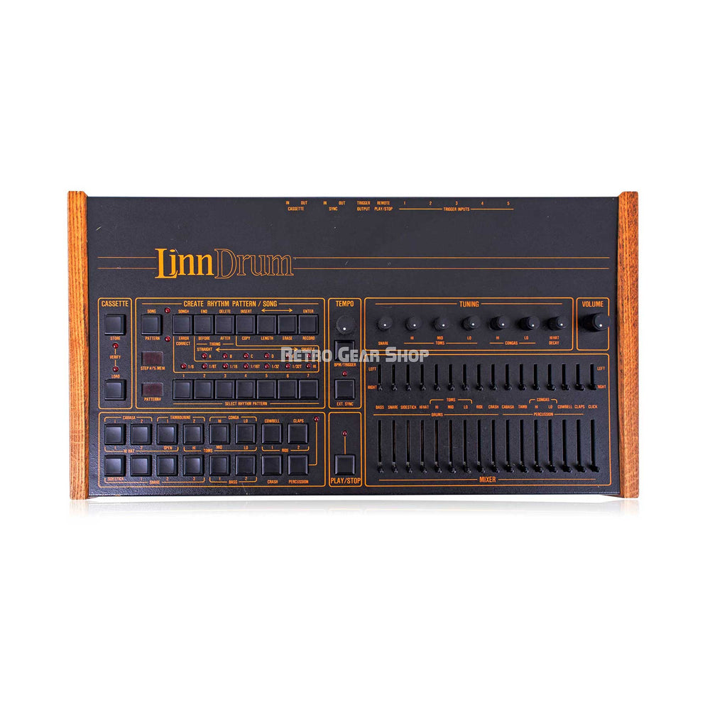 Linndrum LM-2 Analog Drum Machine + Original Manual + Flexi-disc 7"
