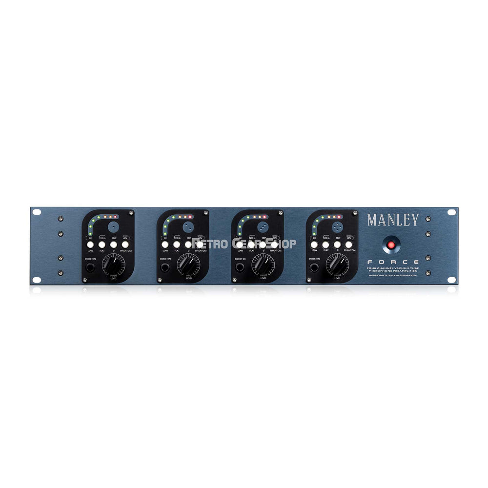 Manley Laboratories Force Four-Channel Vacuum Tube Microphone Preamplifier