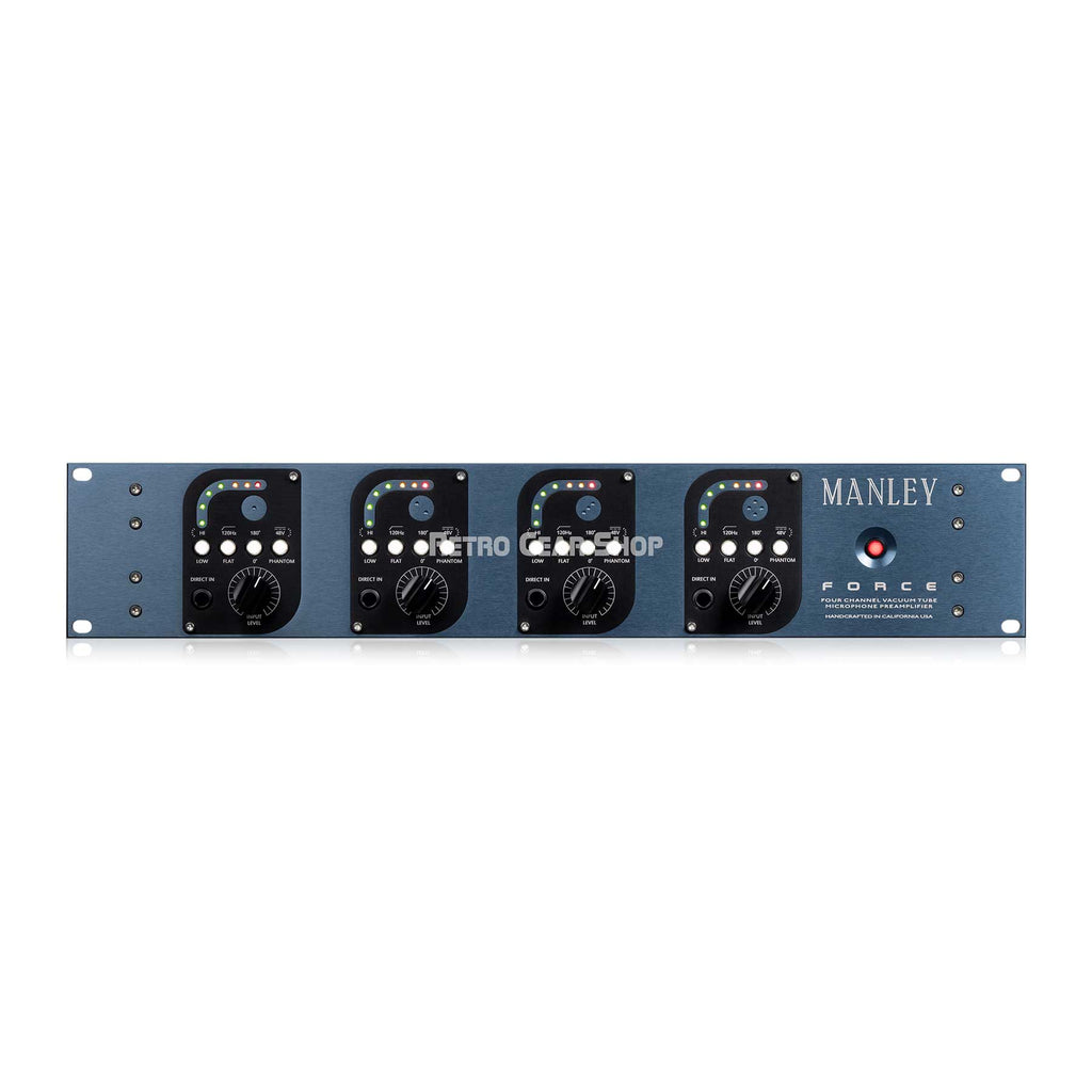 Manley Laboratories Force Four-Channel Vacuum Tube Microphone Preamplifier