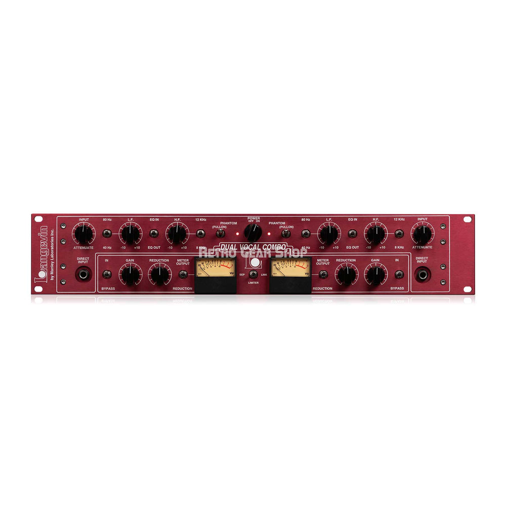 Manley Laboratories Langevin DVC Dual Vocal Combo Stereo Channel Strip Mic Preamp EQ Limiter