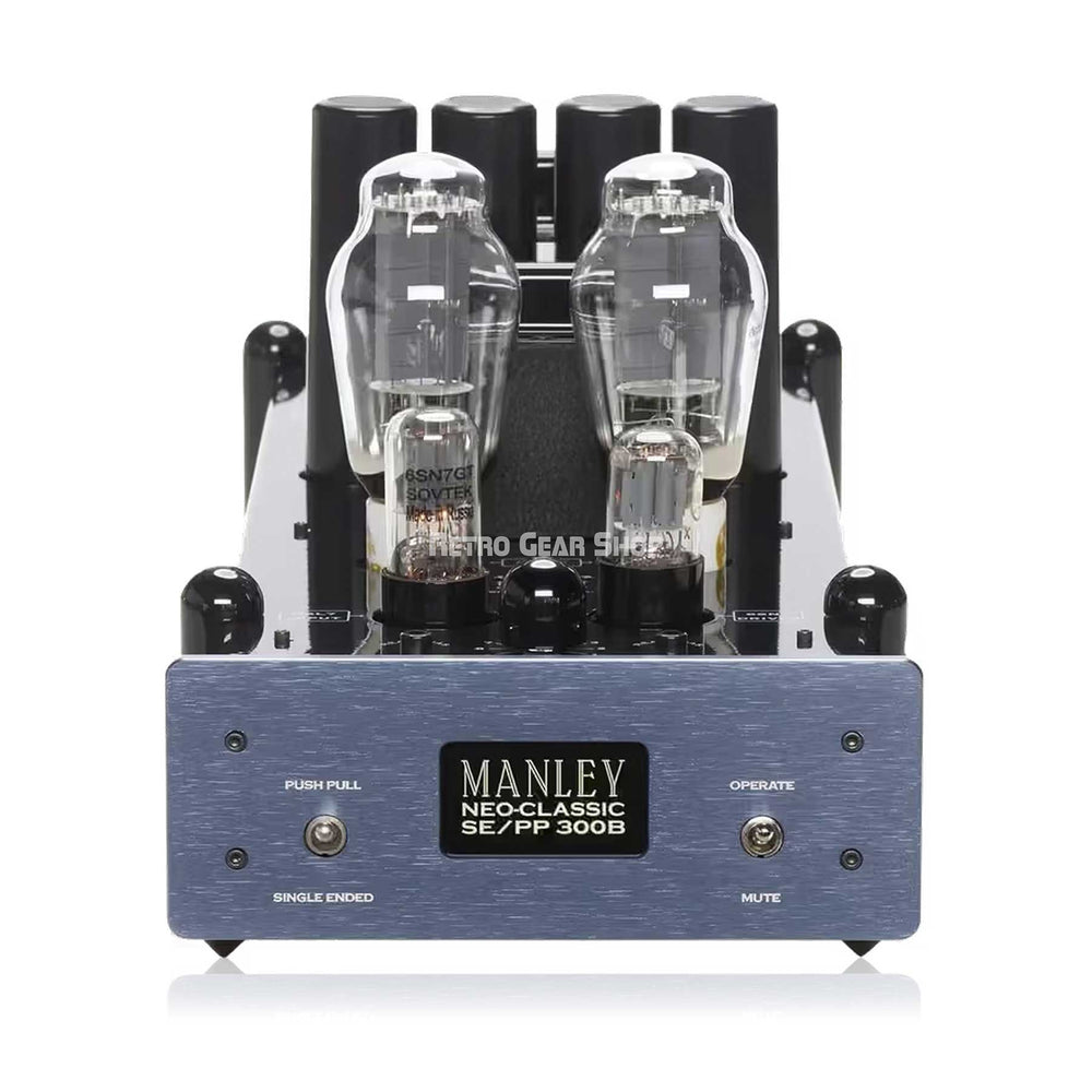 Manley Laboratories Neo-Classic SE/PP 300B Monoblock Power Amplifier Blue