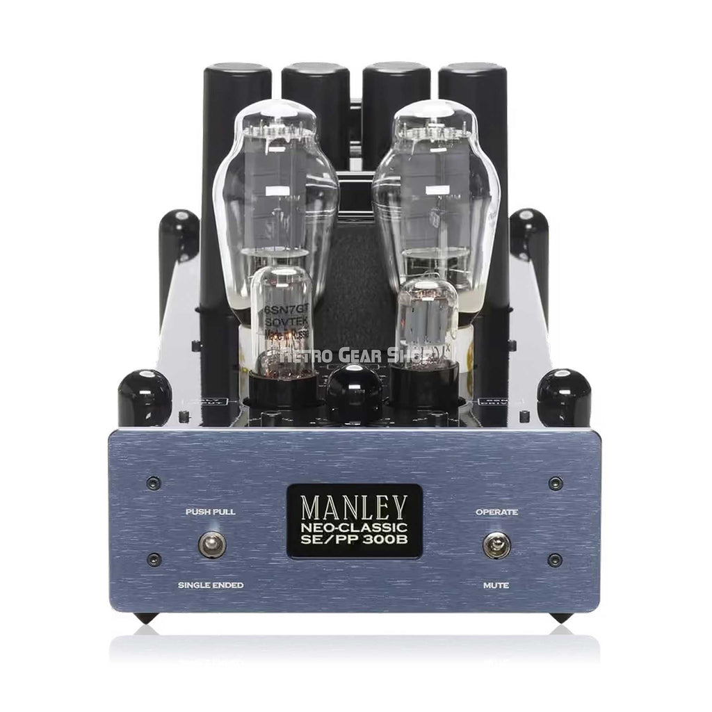 Manley Laboratories Neo-Classic SE/PP 300B Monoblock Power Amplifier Blue