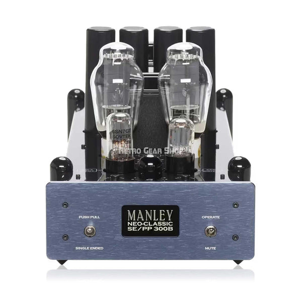 Manley Laboratories Neo-Classic SE/PP 300B Monoblock Power Amplifier Blue