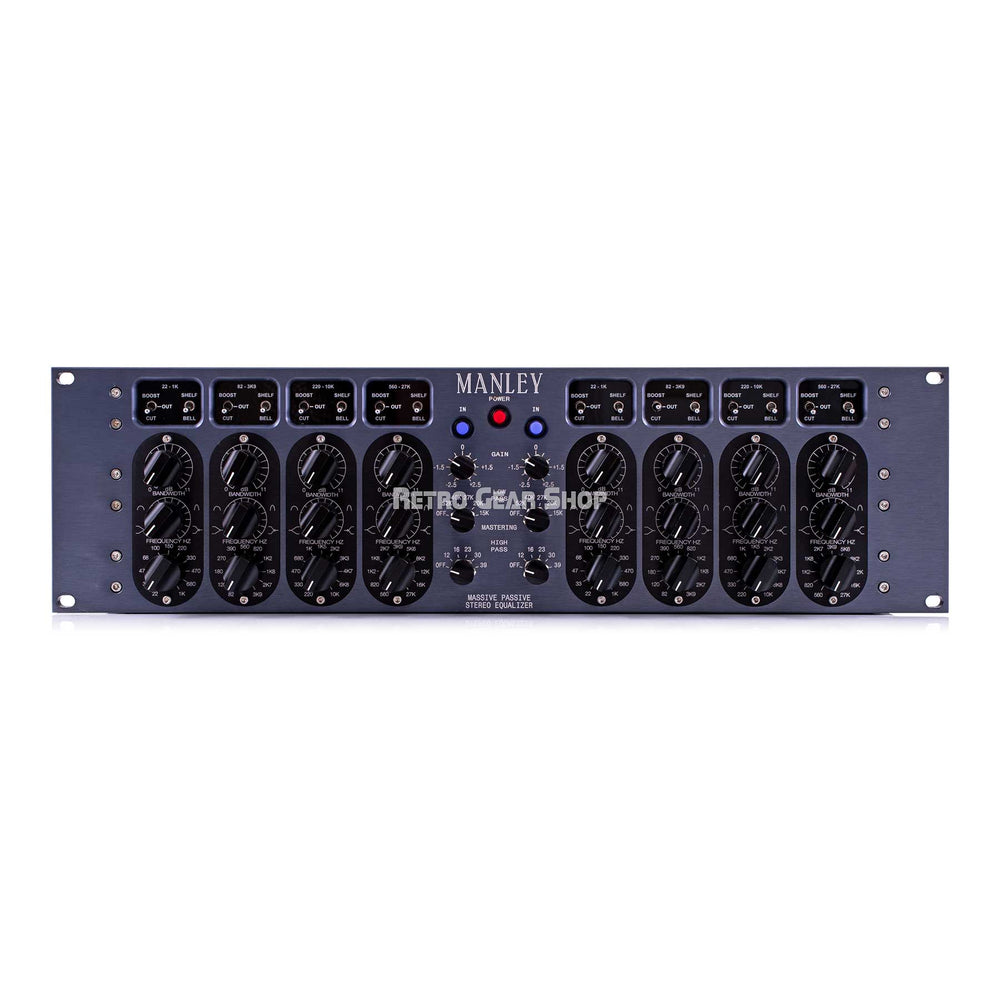 Manley Massive Passive Mastering Edition EQ Stereo Tube 4-Band Mastering Equalizer