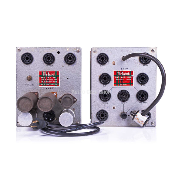 McIntosh 50-W-2 Vintage 50 Watt Tube Amp Amplifier Rare & P-50-D Power Supply