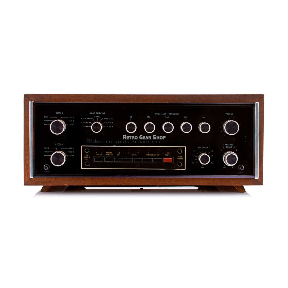 McIntosh C32 Stereo Preamplifier + SCR2 Speaker Control Relay