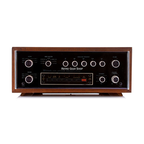 McIntosh C32 Stereo Preamplifier + SCR2 Speaker Control Relay