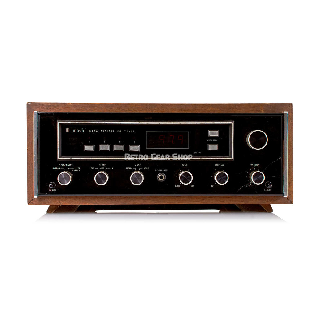 McIntosh MR80 Digital FM Tuner Manual MR-80 Vintage Rare CK1197