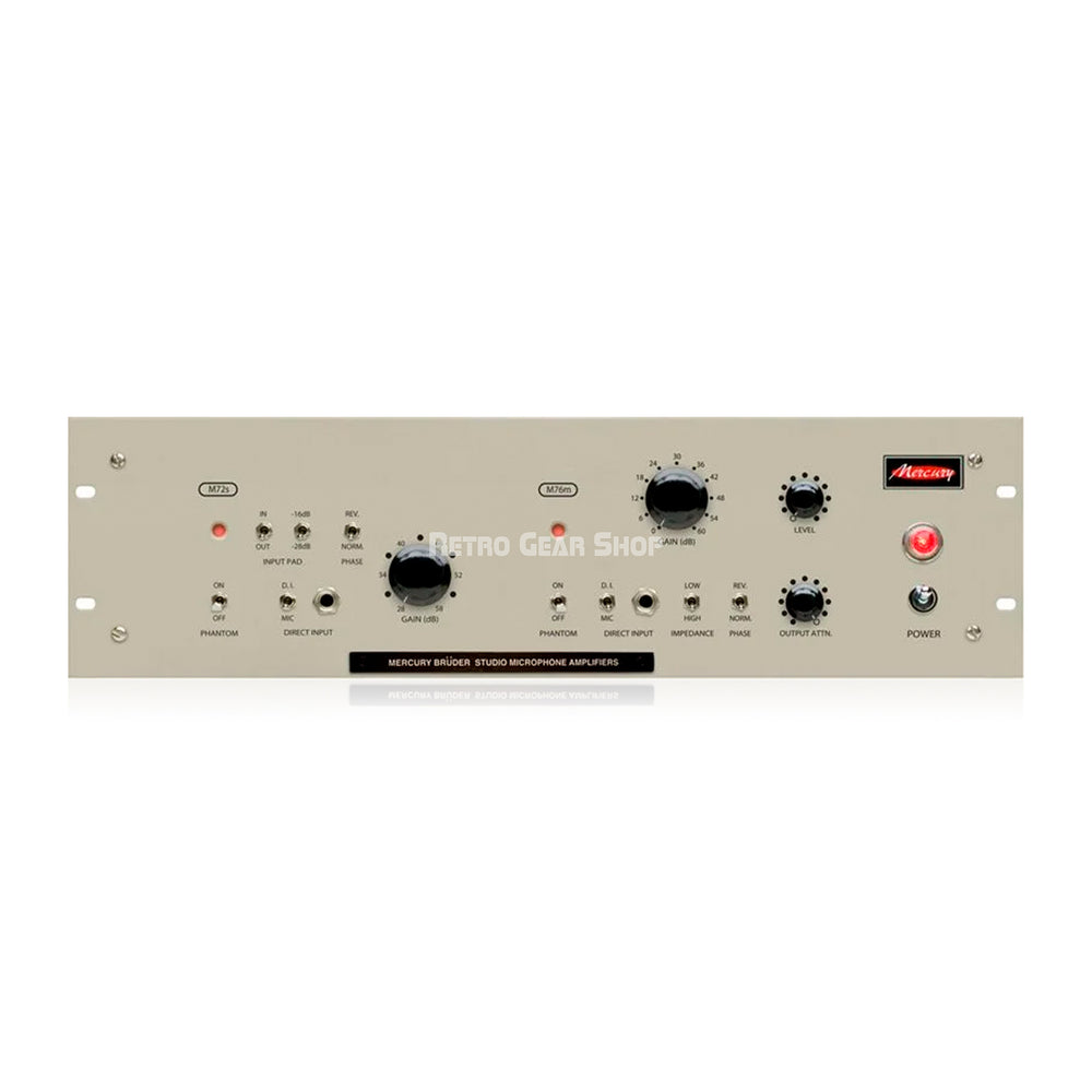 Mercury BRUDER Dual Channel Microphone Preamplifier