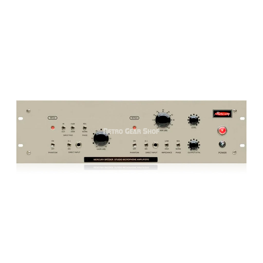 Mercury BRUDER Dual Channel Microphone Preamplifier