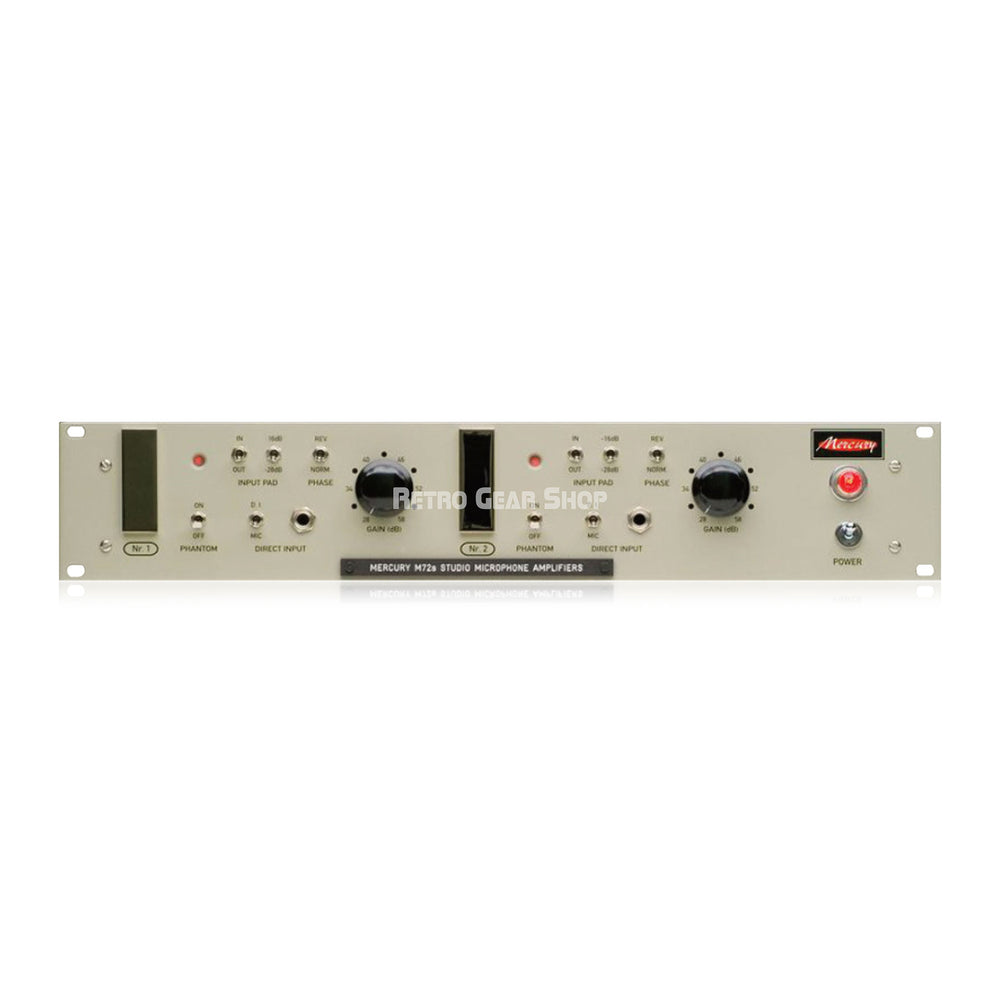 Mercury M72s CSV Dual-Channel Tube Microphone Preamp