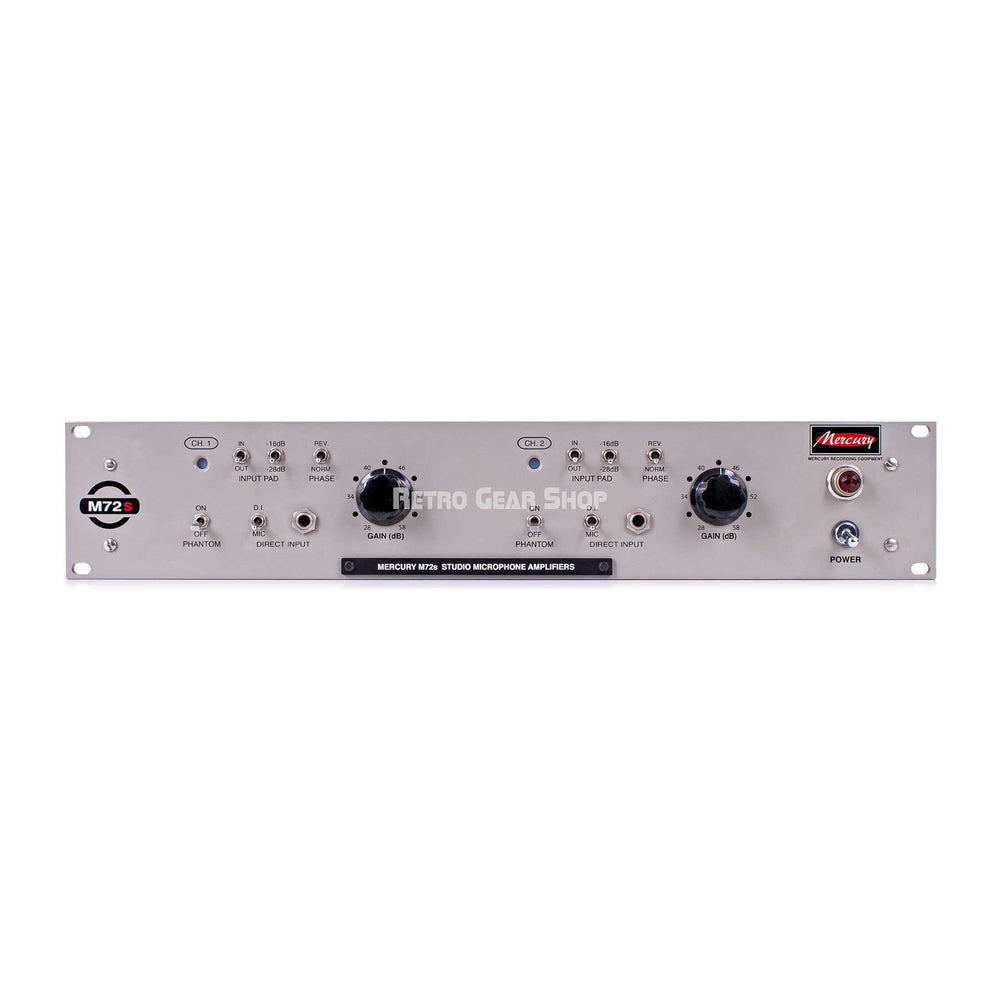 Mercury M72s Dual Channel Studio Microphone Preamplifier