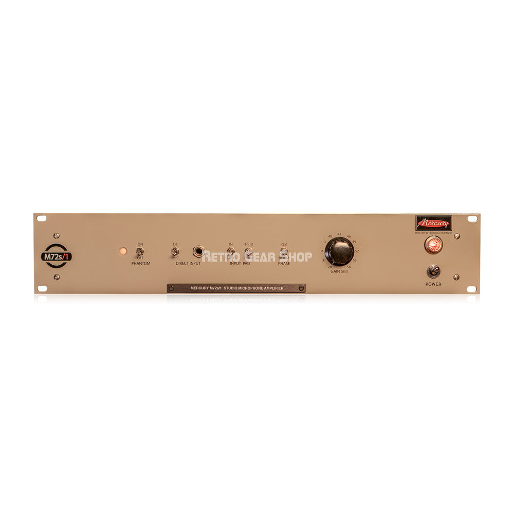 Mercury M72s Single Channel Studio Microphone Preamplifier