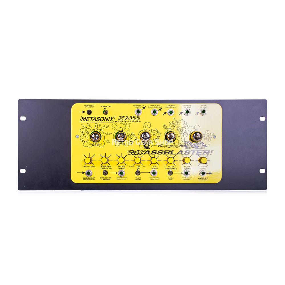 Metasonix KV-100 Assblaster Tube Effect Processor with Custom Rackmount Kit Rare Vintage KV100