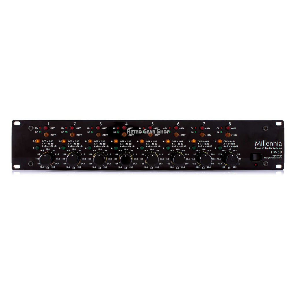 Millennia HV-3D 8 Channel Microphone Preamp Mic HV3D– Retro Gear Shop