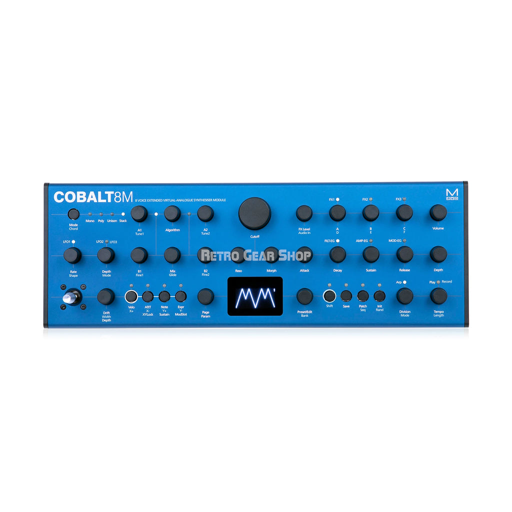 Modal Electronics COBALT8M 8-voice Desktop/Rack Extended Virtual-Analogue Synthesizer
