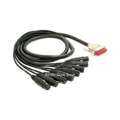 Mogami DB25 to XLRF 20 ft Cable