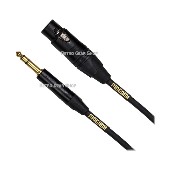 Mogami Gold XLRF TRS 6ft Cable