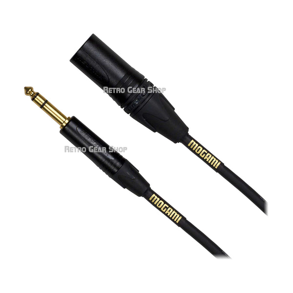 Mogami Gold XLRM TRS 6ft Cable