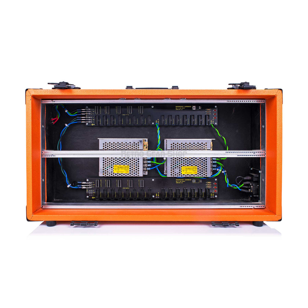 Monorocket 12U 84HP 336HP Total Orange Eurorack Synth Case for Modular Synthesizer