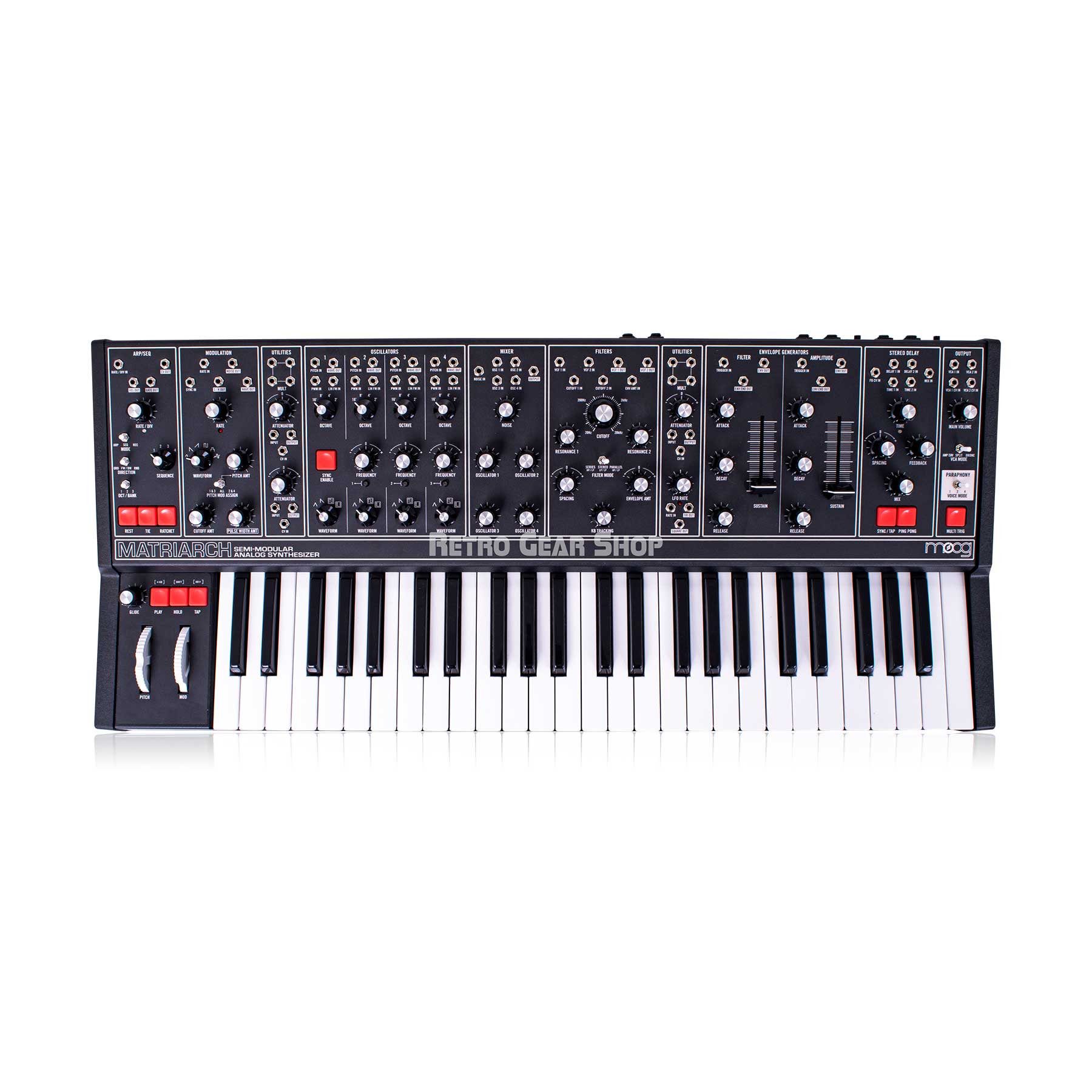 Moog Matriarch Limited Edition Dark Semi-Modular Analog Keyboard