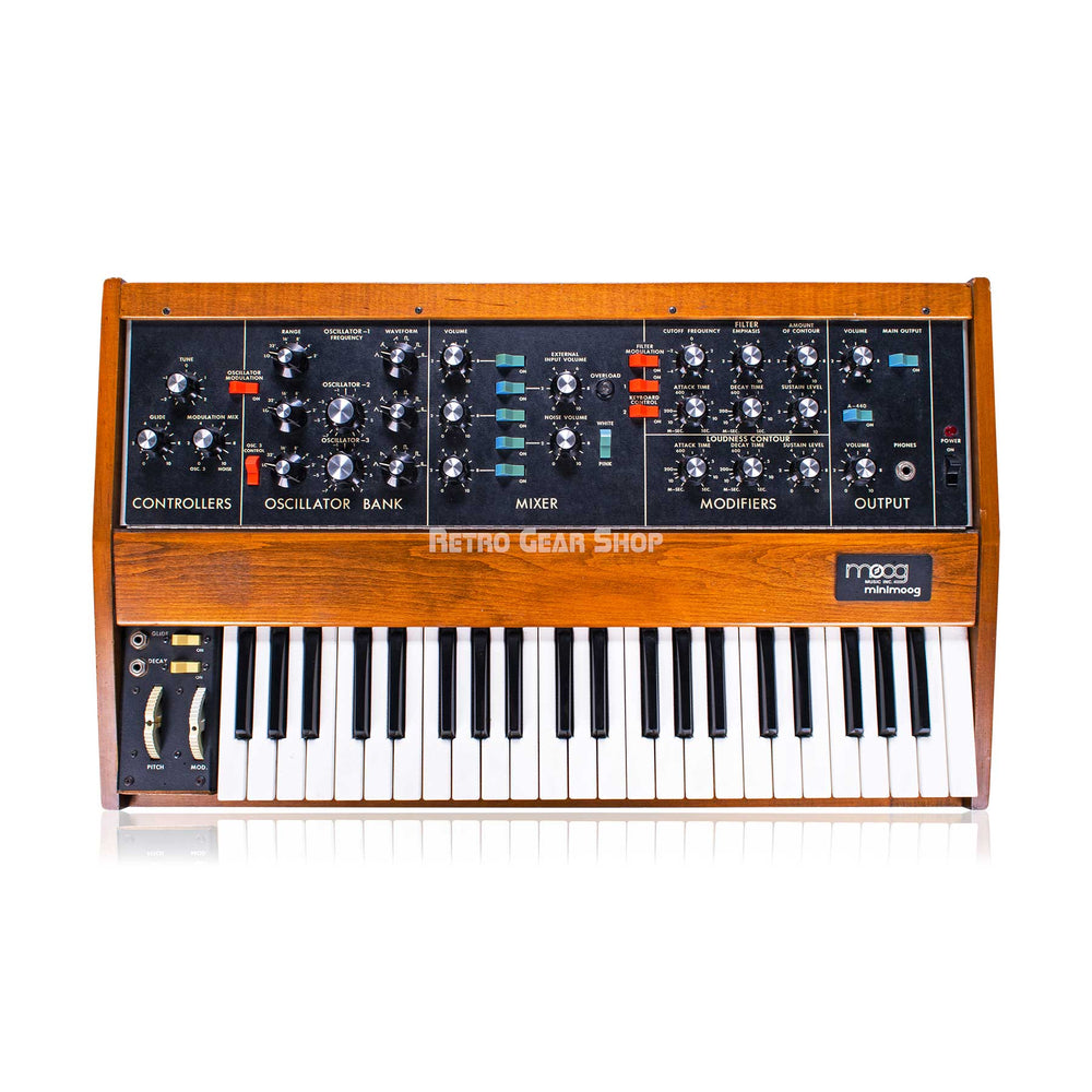 Moog Minimoog Model D with Midi Rare Vintage Analog Monophonic 44-Key Keyboard Synthesizer