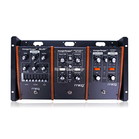 Moog Moogerfooger MF-105 MuRF, MF-104Z Analog Delay, MF-101 Low Pass Filter Bundle in 19