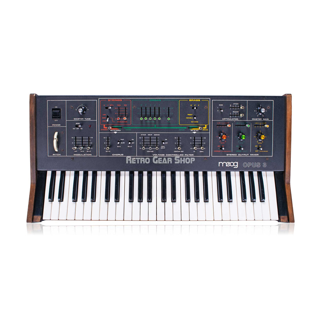 Moog Opus 3 Vintage 49-Key Polyphonic Analog String Synthesizer