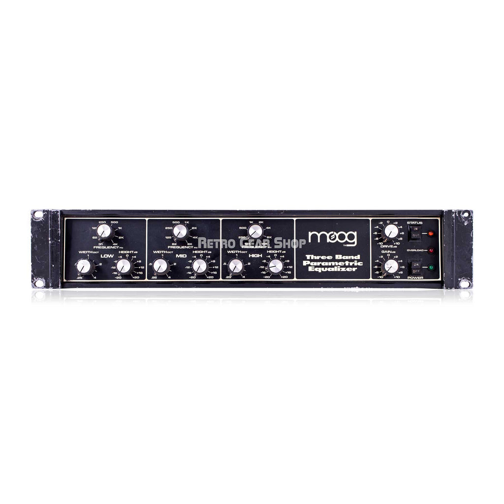 Moog Parametric EQ Three Band Equalizer Vintage Rare 