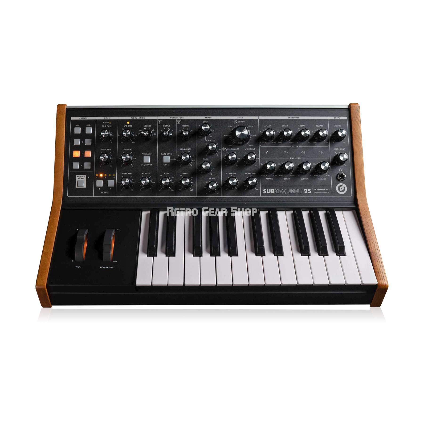 Moog Subsequent 25 2-note Paraphonic Analog Keyboard Synthesizer 