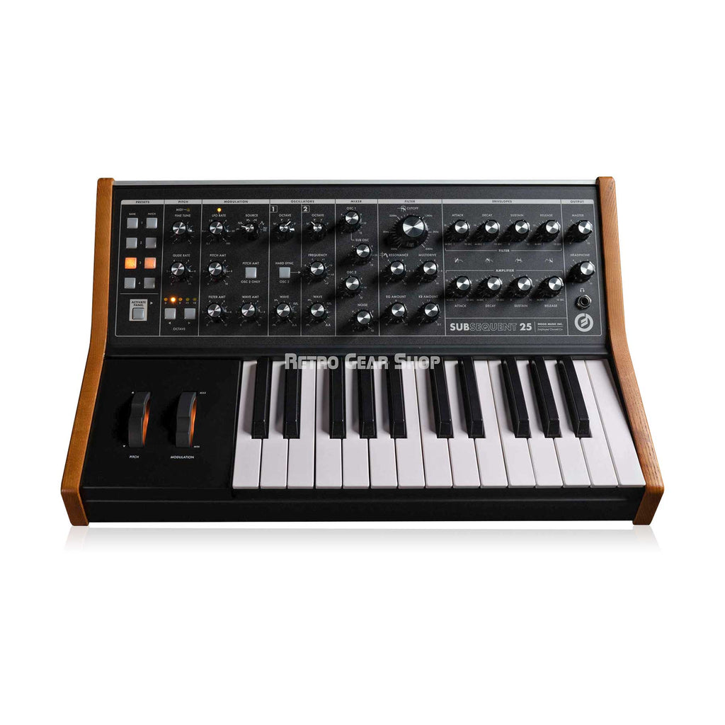 Moog Subsequent 25 2-note Paraphonic Analog Keyboard Synthesizer