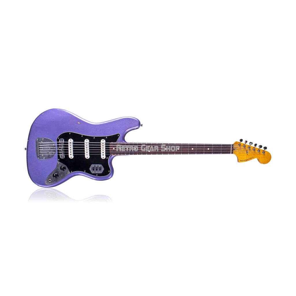 Nash Guitars B-6 Grape Metallic Bass VI Baritone Bass 6-String Electric Guitar + Hardshell Case