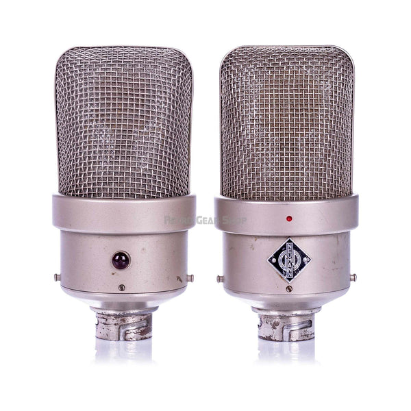 Neumann M49b Stereo Pair Vintage Tube Microphone #596 #603
