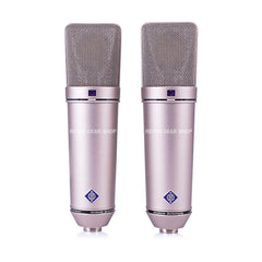 Neumann U87 Ai Large-Diaphragm Multipattern Condenser Microphone Nickel Pair U87ai